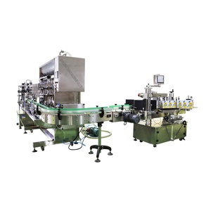 Nhà Máy cấu hình tự động làm đầy chất lỏng đóng nắp và ghi nhãn máy dòng chai nhựa Vòng đỉnh máy chiết rót - Product Image 3