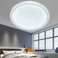 Plafonnier LED moderne en fer 24W 36W IP20 à montage en surface Ra80 120° Angle de faisceau Dimmable 3000-6500K Éclairage intérieur