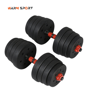 <strong>Free</strong> <strong>Weight</strong> Customized Warm Brand Unisex Home Gym Fitness 10KG 15KG 20KG 30KG 40KG PE and Cement Adjustable Dumbbell Set - Product Image 1