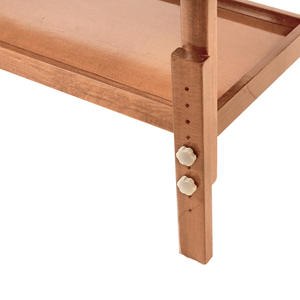 Mesa de masaje estacionaria de lujo Salón de clase alta Spa Marco de madera Mesa de masaje estacionaria Cama - Product Image 6