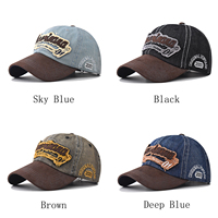 Topi Baseball OEM/ODM Bordir Logo Custom Grosir 6 Panel Topi Katun Adjustable untuk Olahraga