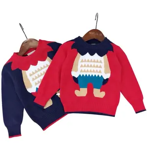 Vintage cute designer creative cartoon kids cartoon pullover sweaters clothes