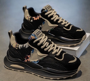Nuove Scarpe da Corsa Estive da Uomo Stile <span class=keywords><strong>Forrest</strong></span> <span class=keywords><strong>Gump</strong></span>, Comode Scarpe Sportive Casual in Rete Traspirante, Scarpe da Skateboard da Papà - Product Image 1