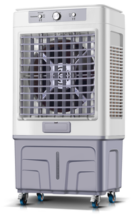 Refroidisseur d'air évaporatif avec réservoir d'eau de 60L, trois vitesses de ventilation au choix, diffusion à large angle, vent confortable - Product Image 4