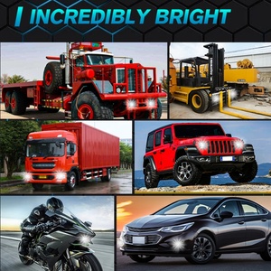 Projecteur LED 4x4, barre lumineuse de travail LED 3 pouces pour voiture, moto, camion, tout-terrain, SUV, VTT, bateau, 4x4, 4WD, lampe antibrouillard - Product Image 6
