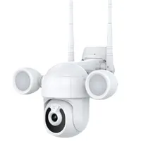 Caméra de sécurité extérieure wi-fi panoramique et inclinable 2.0 mégapixels TUYA pour cour, produits de Surveillance CCTV