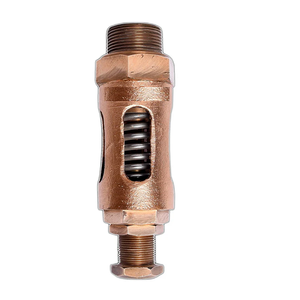 Válvula de seguridad manual de bronce de resorte (tipo recto) con entrada macho (BSP) 150 psig, tamaño 1 1/2, OEM de alta calidad - Product Image 2