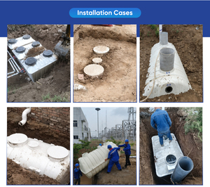 Tanque Séptico de FRP Antienvejecimiento y Resistente a Impactos para Almacenamiento de Aguas Residuales en Casas Rurales y Proyectos en Comunidades Remotas - Product Image 4