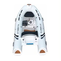 10ft Offre Spéciale RIB 300 certifié CE Hypalon/PVC fibre de verre coque RIB bateau de pêche gonflable