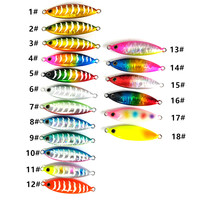 MISTER JIGGING señuelos de simulación de pesca jigs 20G-45g Señuelos de Pesca al por mayor señuelo de pesca cebo Plantilla de metal