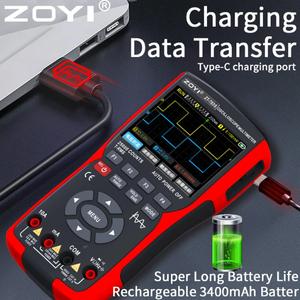 FYX Stock nouveau ZT-703S multimètre double canal oscilloscope générateur de Signal 3in1 haute précision 3.5 "écran - Product Image 4