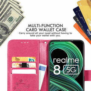 Coque de téléphone en cuir style porte-cartes, étui de luxe pour Realme Q3 Q3i Narzo 30 30A 50i V11 V13 V15 GT <span class=keywords><strong>Neo2T</strong></span> GT Master GT2 Pro, nouvelle collection - Product Image 2