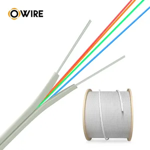 Ftth Optical Fibre Cable Optical Fiber Cable Oem/odm 1~12 Core Fibre Optic Fibra Ottica Gjyxfch Gjxh G657a1 G657a2 G652d Outdoor FTTH Fiber Optic Cable