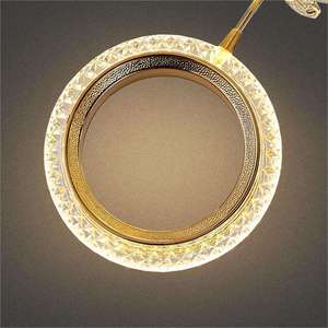 Lampada a Sospensione LED Rotonda in Acrilico, Design Multi-testa Lineare, <span class=keywords><strong>Semplice</strong></span> per Cucina, Camera da Letto, Soggiorno - Product Image 5