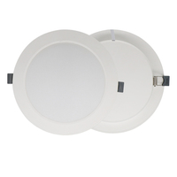 Wiscooon – lustre à panneau rond, Spot de lampe de plafond pour l'éclairage de la maison, lumière Led en plastique, moderne, bon marché, intérieur mince PC 80 5W