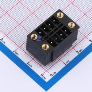 DB2EVHBM-3.5-2*4P-BK Plug-in Terminal Block Through hole,P=3.5mm Board-to-Board / Socket - Closed Screw Fixing 2x4P 3.5mm - Product Image 1