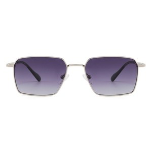 Unisex Rectangle <b>Sunglasses</b> Full Rim Metal Frame Light Weight Green Lens UV400 Protection for Adults - Product Image 6