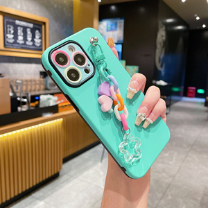 Chất Lượng Cao TPU Mềm 3D Màu Rắn Chống Sốc Trường Hợp Điện Thoại Với Mặt Dây Chuyền 14 Cộng Với Tùy Chỉnh Thiết Kế Đơn Giản Đồng Bằng Phong Cách Odm Cung Cấp Loại - Product Image 3