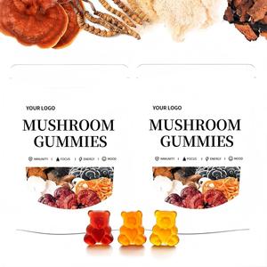 Gummies aux champignons OEM/ODM : Complément alimentaire nootropique pour <span class=keywords><strong>le</strong></span> cerveau, pour les végétaliens, avec <span class=keywords><strong>Lion</strong></span>'s Mane, Reishi, Chaga - Product Image 4