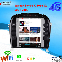 Tesla Écran Vertical Android Autoradio Multimédia pour Lecteur DVD GPS Navigation DSP Prend en Charge WIFI 4G Stéréo pour Jaguar S-Type