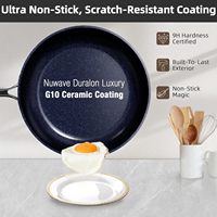 Juego de Utensilios de Cocina Duralon Lux de 13 Piezas, Ligeros, Super Antiadherentes, con Asas Reutilizables, Aptos para Todas las Estufas