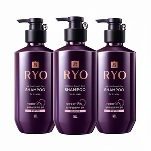 Shampoo professionale 9EX per la cura della perdita di capelli 3X400ml per il cuoio capelluto secco sconto per la ricrescita dei capelli - Product Image 1