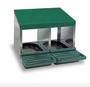 Nid d'œufs de poule à double couche <span class=keywords><strong>Poules</strong></span> nids de ponte Grand poulailler avec pattes - Product Image 4