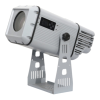 Projecteur LED Gobo personnalisé 600W |   Étanche IP65 pour logo de marque et scène de festival