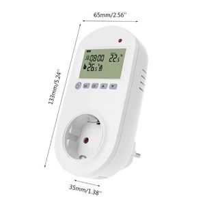 <span class=keywords><strong>Termostato</strong></span> Inteligente Wi-Fi Moderno con Pantalla LCD para Calefacción por Suelo Radiante, 110-230V y Programable para 5+2 Días - Product Image 6