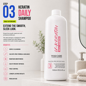 YOGI CARE 1000ml Shampooing Quotidien à la Kératine Sans Silicone Lissant pour Cheveux – Fabricant - Product Image 1