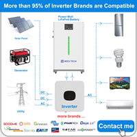 5KW 10KW 15KW 25KW Système d'alimentation solaire hors réseau/Kit complet de panneau solaire domestique 3000W 5000W 10KW Système de montage solaire de batterie solaire