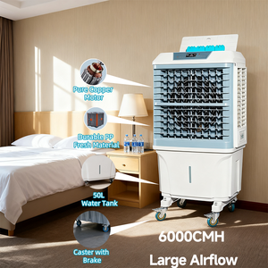 6000cmh Nhà Máy Trực Tiếp Mini Xách Tay Bay Hơi Nước Làm Mát Không Khí <span class=keywords><strong>Fan</strong></span> Với Máy Bơm Đứng AC Động Cơ Cho Nhà Kho & Nhà Máy Sử Dụng - Product Image 3