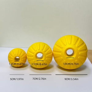 Giocattoli da Masticare per Animali in Schiuma EVA da 7cm, Palla Ecologica per Cani con Foro Centrale, per Uso Interno/Esterno, per Tutte le Festività - Product Image 2