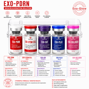 Fabricante de Suero Antienvejecimiento con Exosomas y PDRN de Corea, Marca Personalizada, Etiqueta Privada, Solución Mayorista para Pequeñas Empresas - Product Image 1