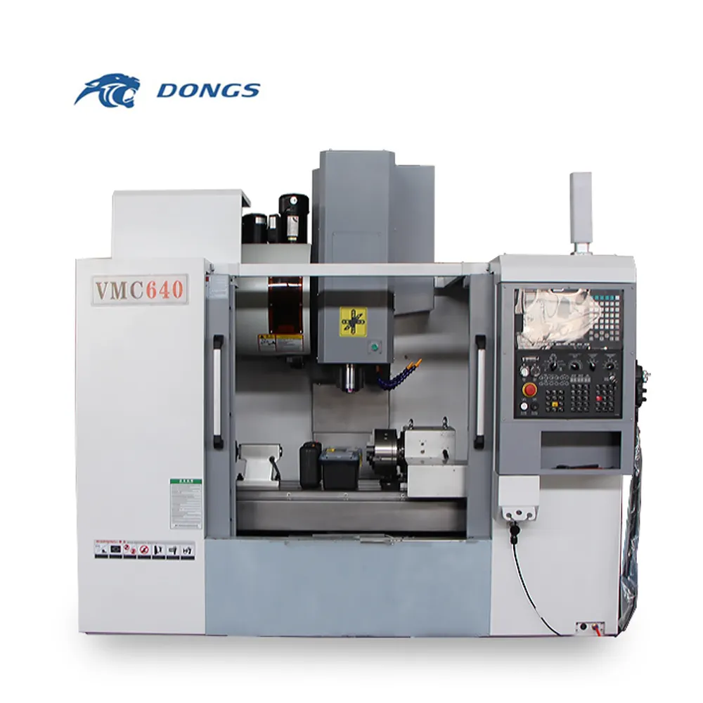 VMC640 mesin kontrol SYNTEC Mini CNC GSK 3 4 sumbu mesin vertikal mesin mesin layanan penggilingan logam