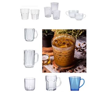 แก้วทรงสูงใสสำหรับน้ำ ชา นม ขายส่ง สำหรับใช้ในบ้าน โรงแรม ซูเปอร์มาร์เก็ต เหมาะสำหรับเป็นของขวัญ - Product Image 1