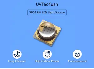 SMD3535 3838 UV LED डायोड हाई पावर 3वाट 415-420nm अल्ट्रावॉयलेट एलईडी लाइट सोर्स