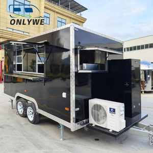 Onlyho מותאם אישית סיטוני 4 מ 'פיצה מטבח גדול נייד פיצה אוכל טריילר מזון מהיר משאית עם מטבח מלא למכירה ארצות הברית - Product Image 1