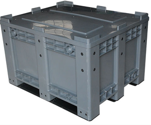 Hot-selling Preface Large Fruit And Vegetables Reusable Bulk Plastic <strong>Pallet</strong> <strong>Box</strong> Storage Industry For <strong>Stacking</strong> Forklift - Product Image 5