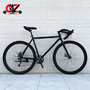 CZFIT High Quality Road Bikes, High Carbon Steel ultra Light Dual Disc Brakes, Durable and slip Resistant Inflatable/solid Tires - Product Image 1
