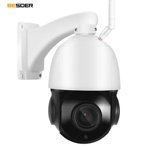 BESDER 30倍光学变焦Wifi CCTV PTZ户外监控摄像机超高清5MP无线速度圆顶IP安全PTZ摄像机