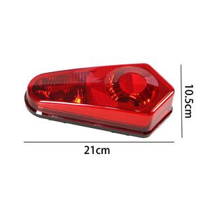 Polaris <b>LED</b> Tail <b>Lights</b> 2005-2013 Sportsman 500-800 <b>Red</b> Smoked Black Replacement For ATV Utility Vehicle - Product Image 4