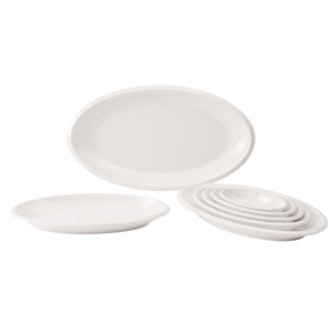 Plato Ovalado <span class=keywords><strong>de</strong></span> <span class=keywords><strong>Melamina</strong></span> para Navidad, Plato Hondo para Pavo, Plato Ovalado <span class=keywords><strong>de</strong></span> 8, 10, 12, 14, 16, 18 y 20 Pulgadas - Product Image 1