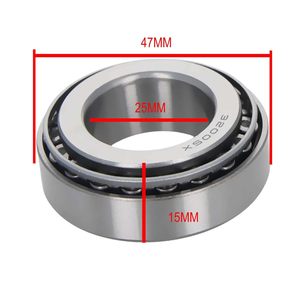 RENGYI 32005X High-Speed Tapered Roller Bearing Cone <b>Set</b> 25mm Bore 47mm OD 15mm Thickness Double Single for Automotive <b>Farm</b> 2PCS - Product Image 2