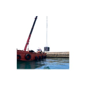 Grue hydraulique portuaire robuste avec rotation à 360° °   Rotation pour le chargement de navires de marchandises en vrac - Product Image 6