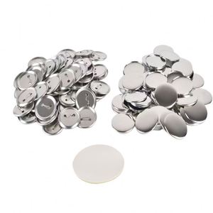 Supports de badges ronds en métal de 32 mm en forme de cœur pour machine à badges, matériau brut pour la fabrication de badges - Product Image 1