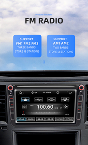 8英寸2 Din Carplay触摸屏汽车多媒体播放器调频通用串行总线立体声大众/波罗/帕萨特/座椅/托莱多 - Product Image 4