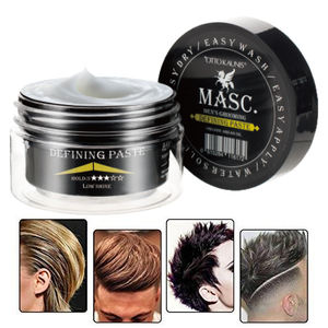 Custom Private Label Paste <b>Hair</b> Styling <b>Wax</b> Easy <b>Dry</b> <b>Hair</b> Hold <b>Wax</b> China Low Shine Organic <b>Hair</b> <b>Wax</b> <b>for</b> Men - Product Image 4