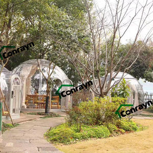 Dosette en verre modulaire, vue d'étoile, nouveau design, utilisation en extérieur, restaurant - Product Image 6