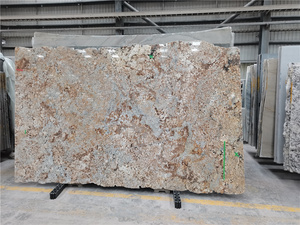 Losa de granito de oro de <span class=keywords><strong>Louis</strong></span> de granito Persa africano pulido de alto grado para encimera de cocina Interior - Product Image 2